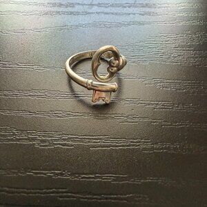 Silver Adjustable Key Ring